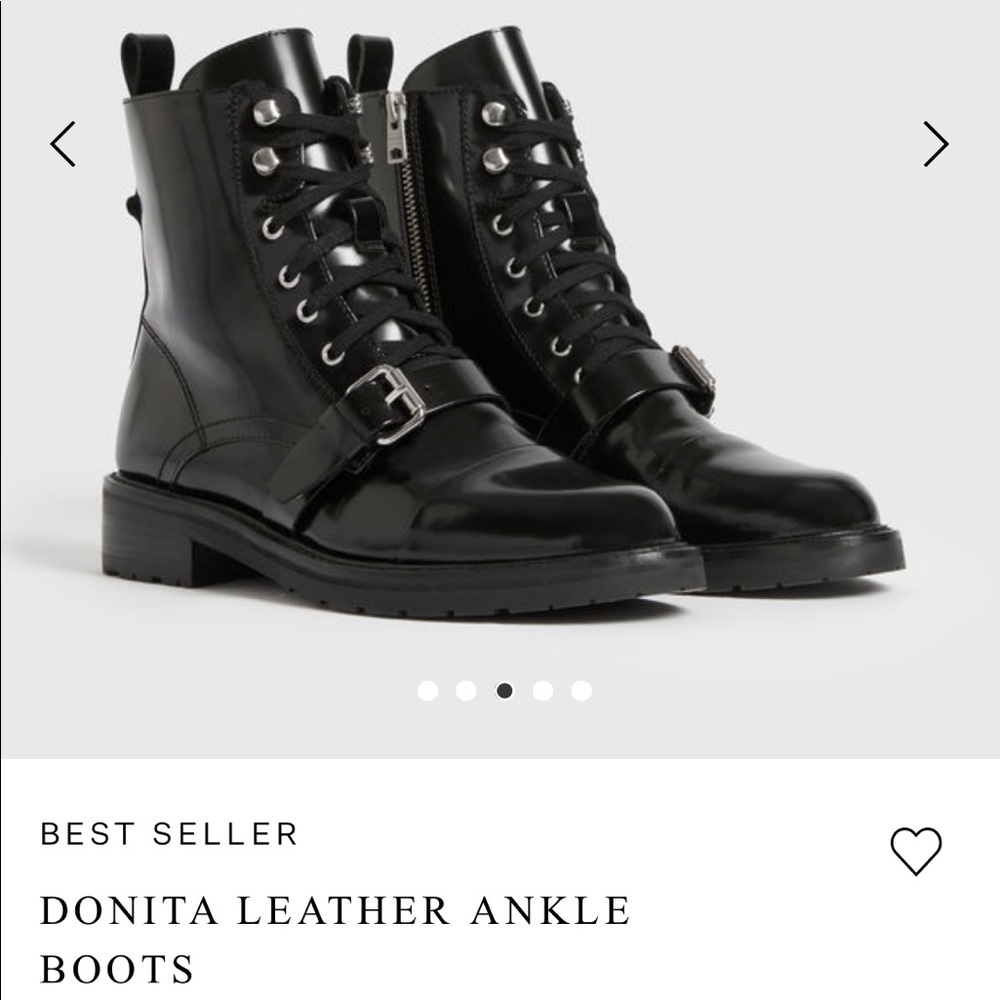 All Saints Donita combat boots